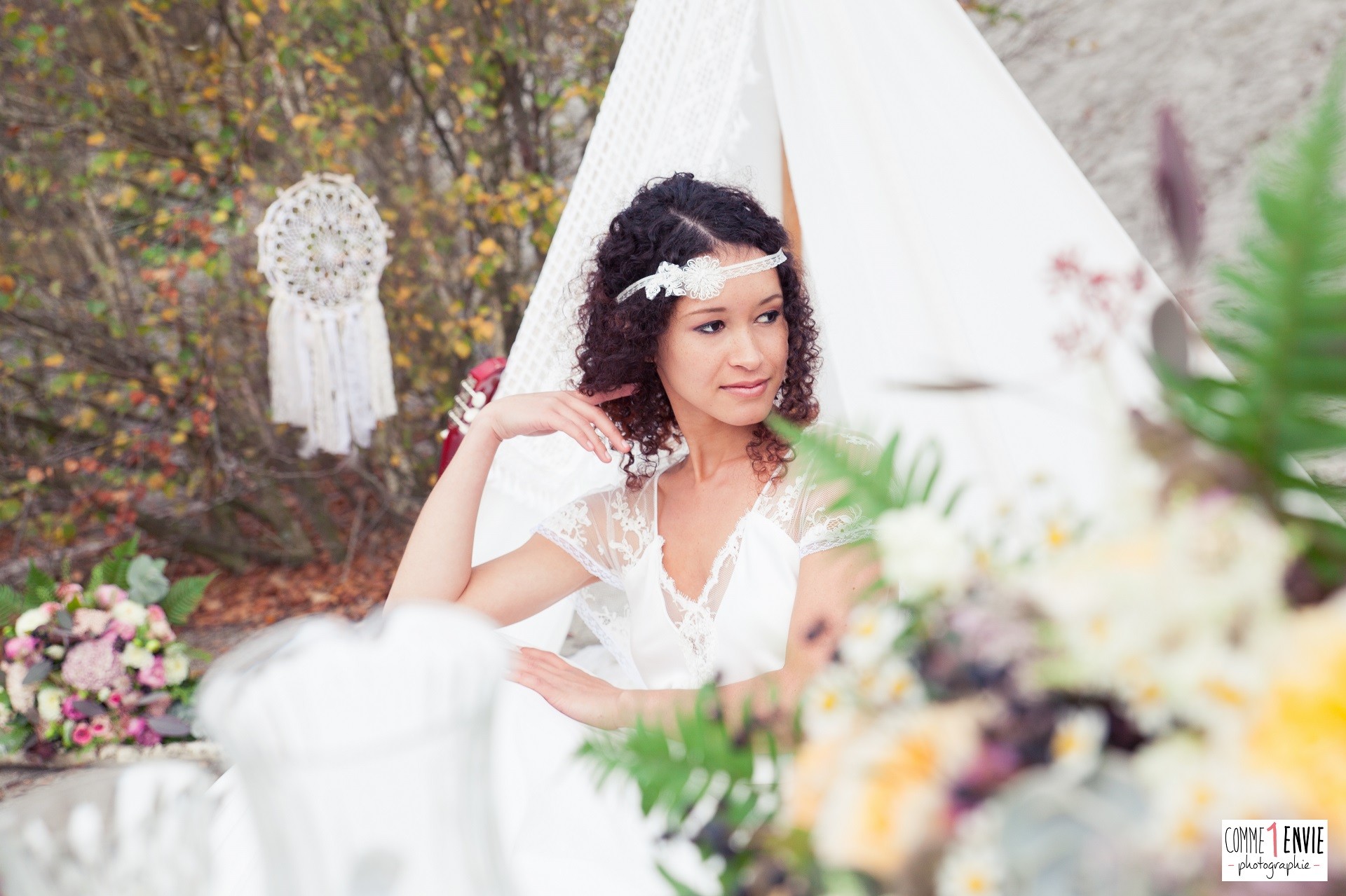 Robe online hippie mariage