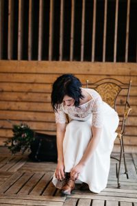 mariage chalet en bois scandinave
