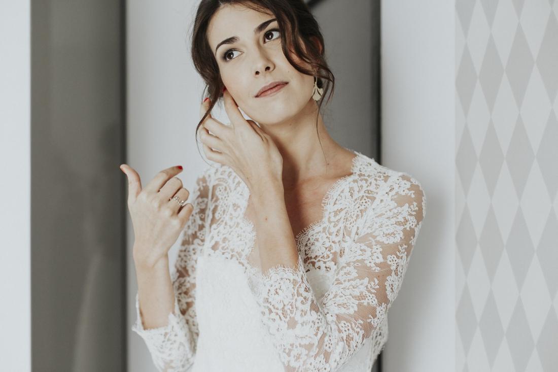 Cecile nous explique pourquoi elle a choisi la créatrice nantaise Laetitia Drouet pour la création de sa robe de mariée