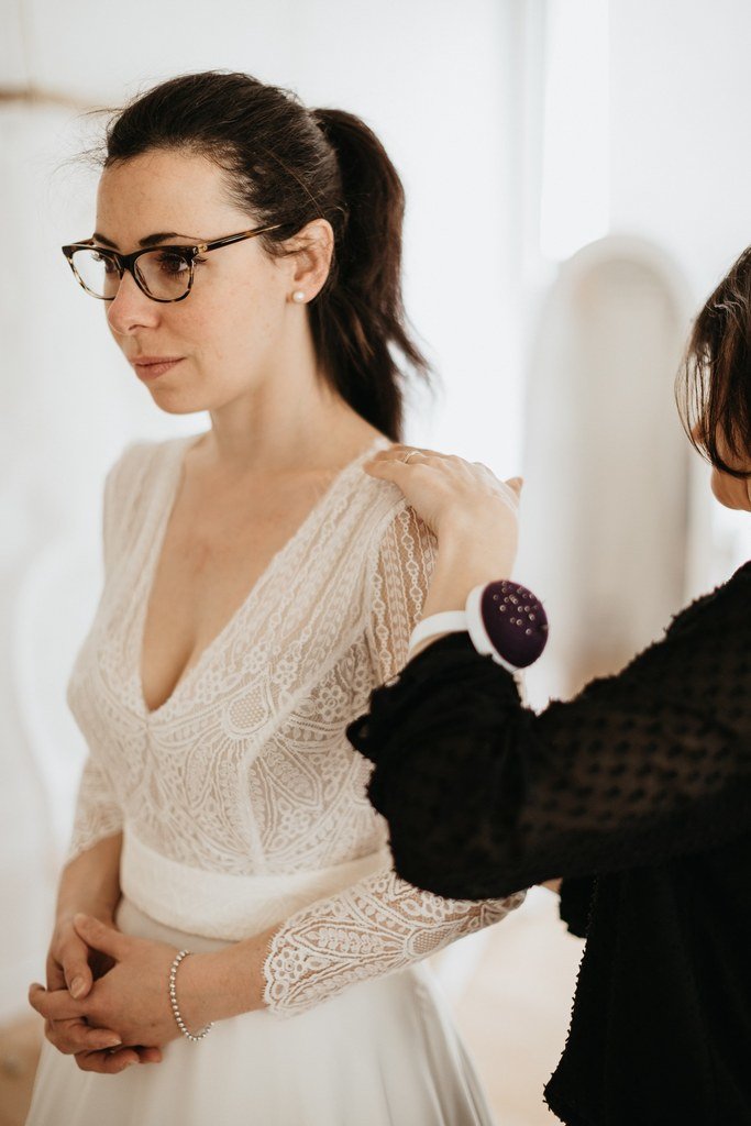 robe de mariée sur mesure nantes, angers decouvrez le travail de la créatrice Laetitia Drouet