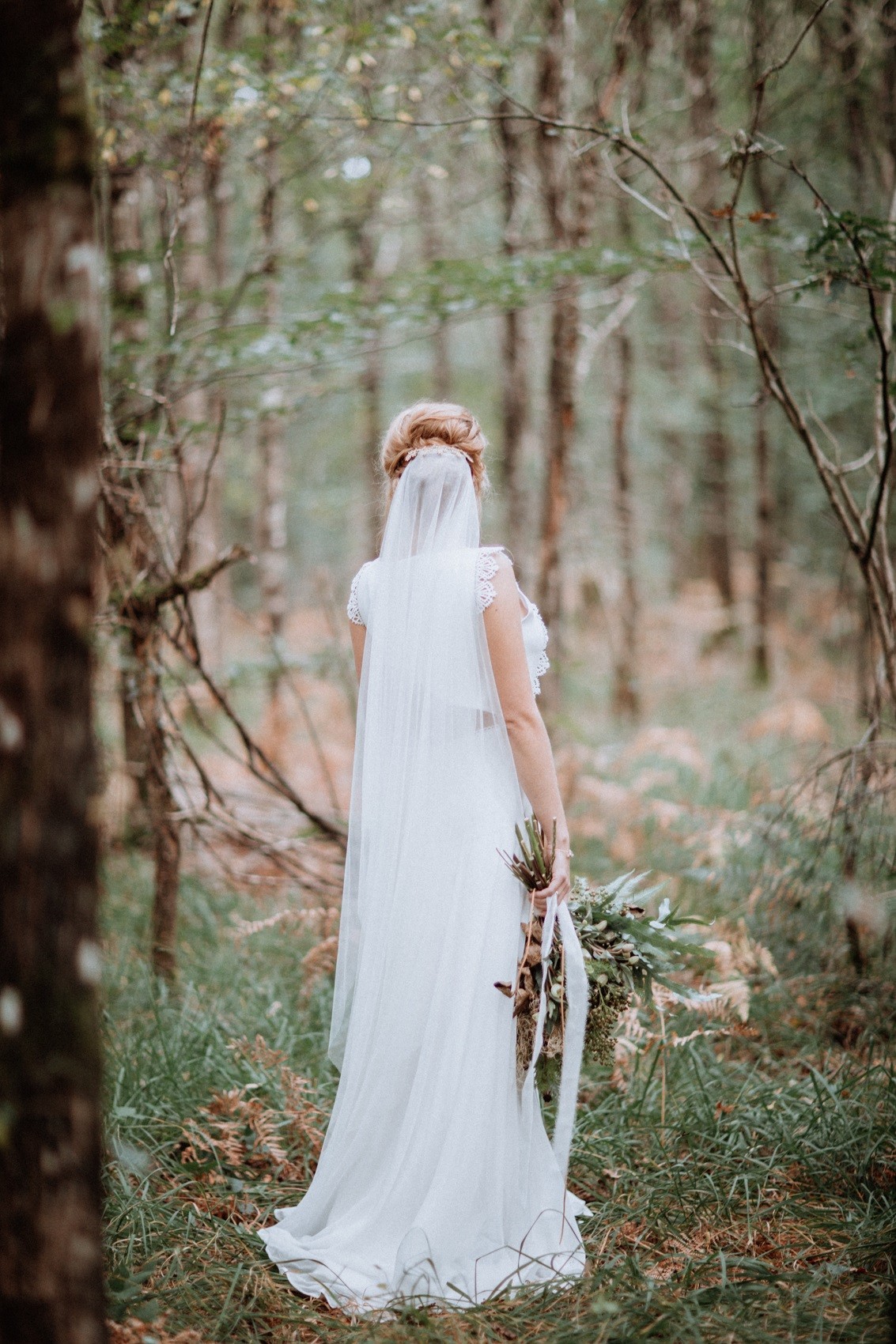 long voile mariage