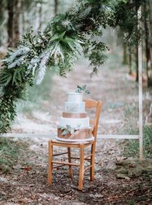 mariage en forêt le wedding cake