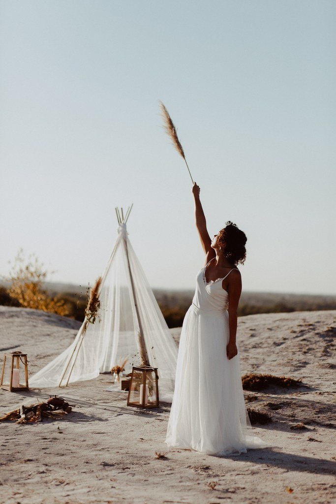 Pourquoi ne pas imaginer un mariage dans le désert?