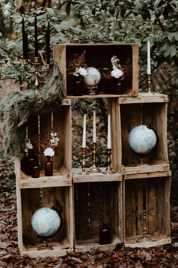 Ce mariage d'hiver d'ambiance boho à eu lieu au nord de Nantes dans Le Domaine du Thiémay à coté de Blain.