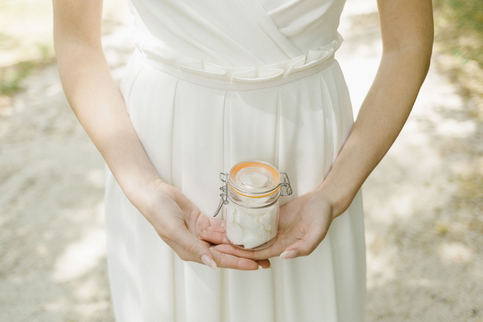 Cette collection de robe de mariée est ecoresponsable et zéro déchet.