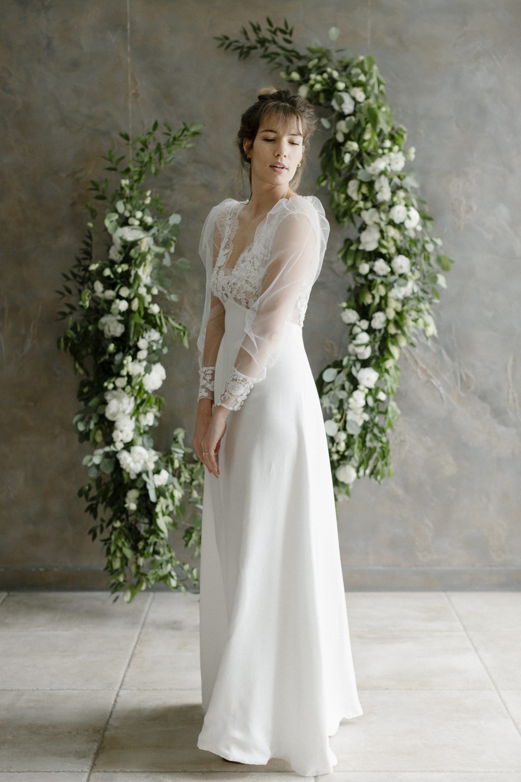 Inées est une robe de mariée en tencel biodégradable.