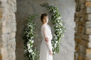 Ines est une robe de mariée fabriqué avec la méthode zero waste fashion.