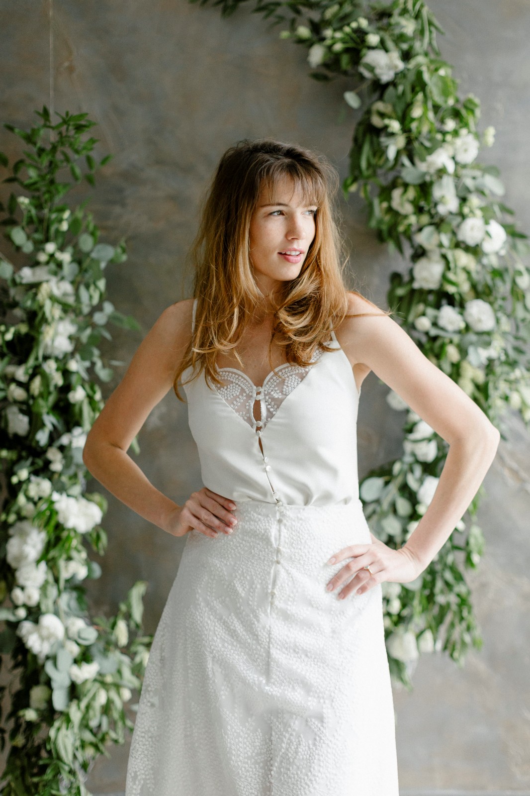 Le haut de la robe Éva peut être reporté après le mariage.