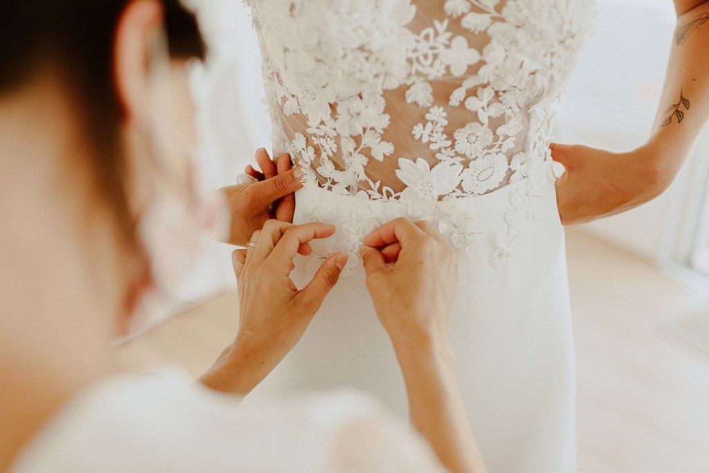 Robe de mariée sur mesure à Nantes