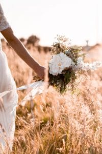 Bouquet mariage exterieur