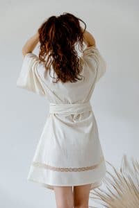 robe de mariage en coton bio