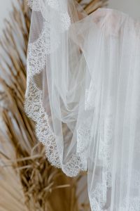 voile mariage en dentelle chantilly