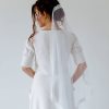 voile de mariée avec bord de dentelle guipure