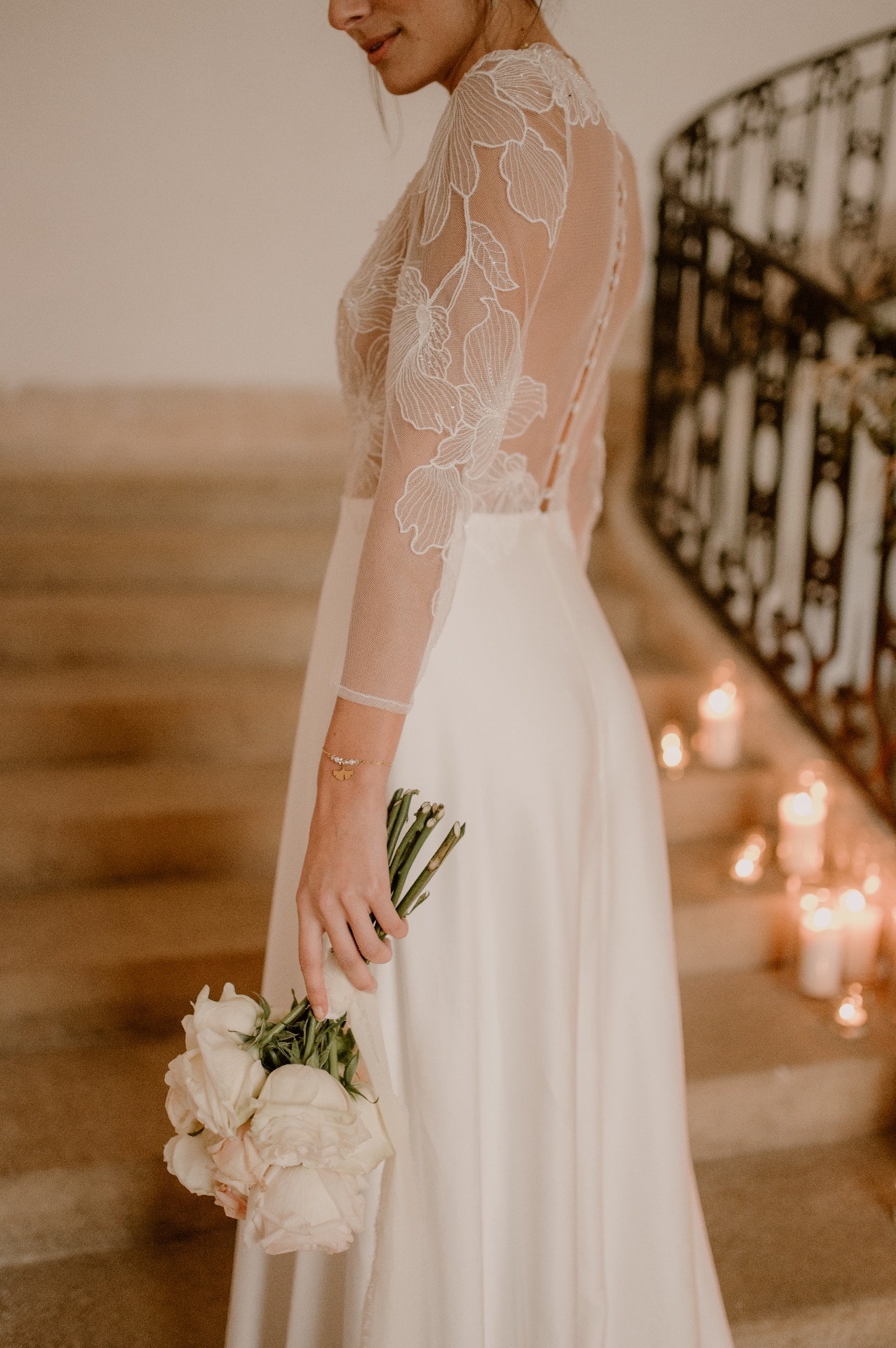 Robe de mariée créé par laetitia drouet à ligné pres de Nantes